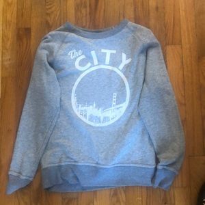 San Francisco motif sweatshirt
